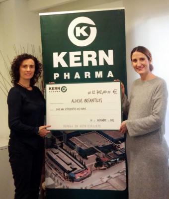 kern pharma mantiene su compromiso con aldeas infantiles