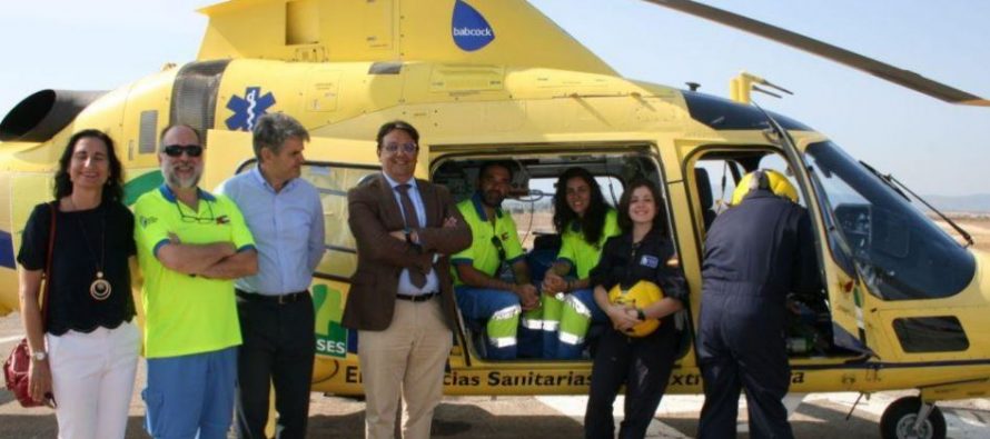 Extremadura incorpora dos nuevos helicópteros de transporte sanitario