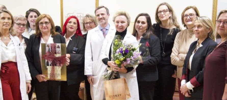 El Hospital Ruber Internacional realiza un homenaje a la oftalmóloga Pilar Rojo