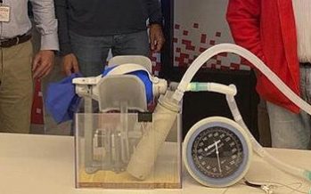 Desarrollan en Barcelona un respirador sanitario con una impresora 3D