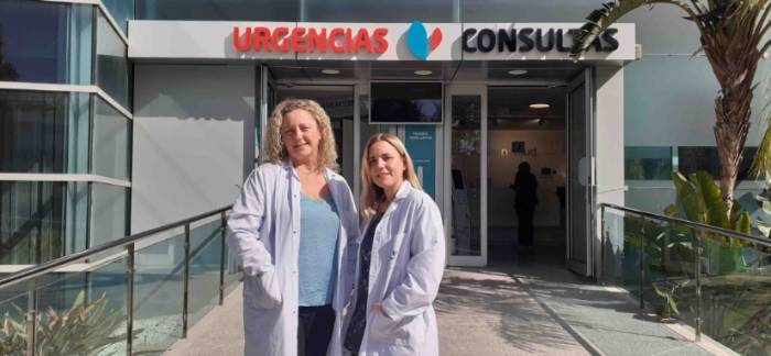 Las doctoras Ana Victoria Martínez y Rosa Mª Sanchis