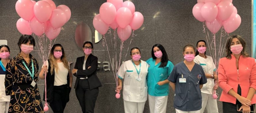 Quirónsalud Córdoba se adorna de rosa por el Cáncer de Mama