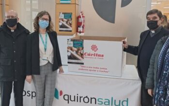 Quirónsalud recoge casi 1.000 kilos de alimentos para Cáritas en la provincia de Toledo