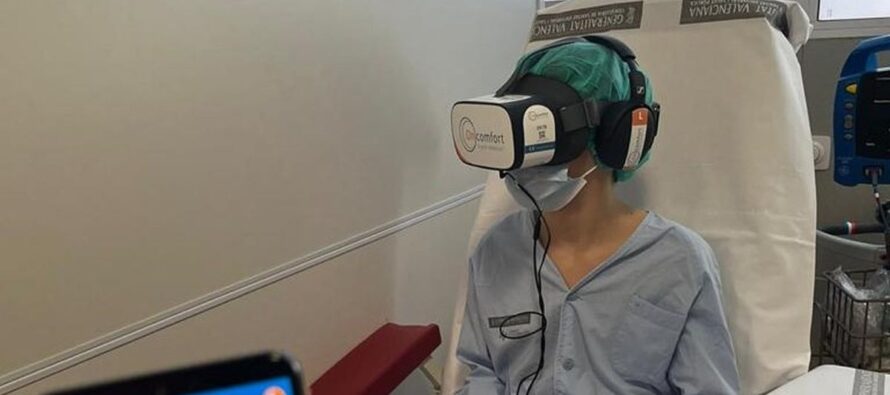 Realidad virtual para los pacientes pediátricos