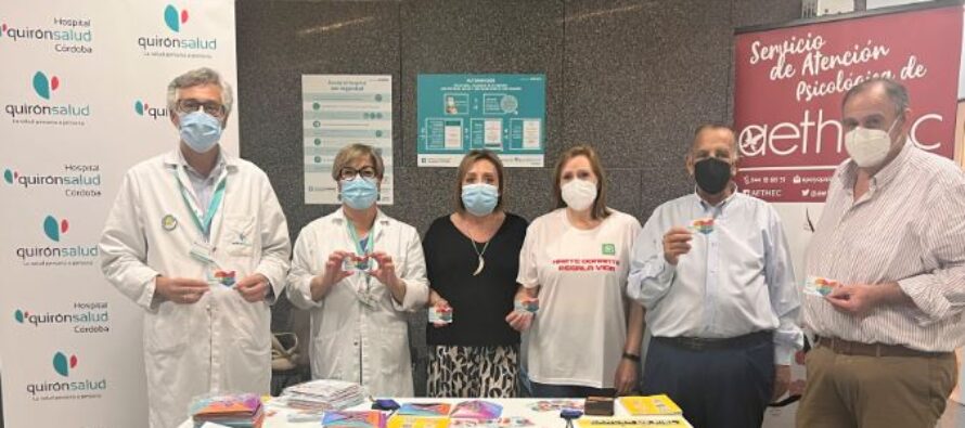 Quirónsalud Córdoba acoge una mesa informativa de la Asociación de Enfermos y Trasplantados Hepáticos