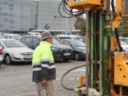 Arrancan las obras del parking provisional del Hospital Donostia