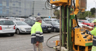 Arrancan las obras del parking provisional del Hospital Donostia