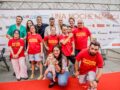 500 pacientes y profesionales del Hospital La Paz celebran el pase de España a la final del Mundial