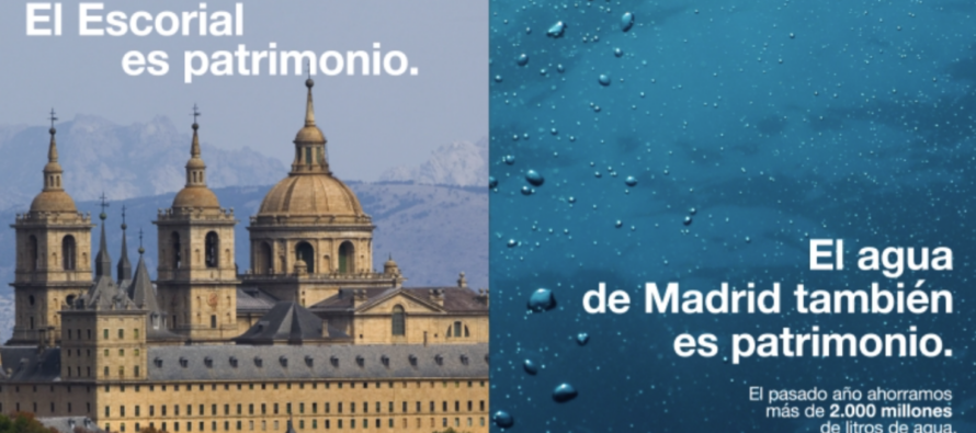Madrid lanza una campaña para apelar al consumo responsable del agua y reivindicar su valor patrimonial