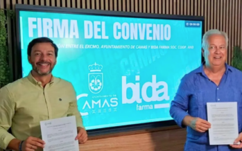 Camas y Bidafarma unen fuerzas para impulsar nuevos proyectos en el municipio