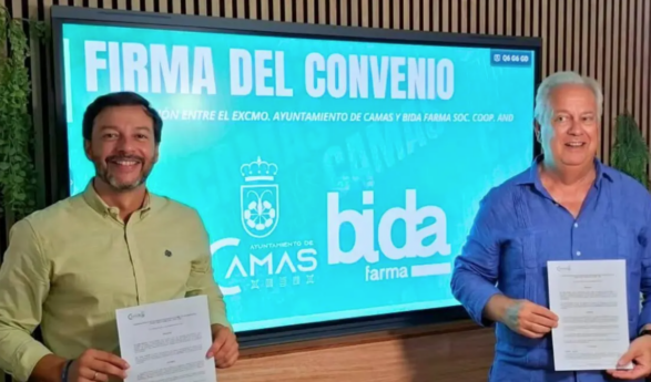 Camas y Bidafarma unen fuerzas para impulsar nuevos proyectos en el municipio