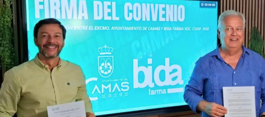 Camas y Bidafarma unen fuerzas para impulsar nuevos proyectos en el municipio